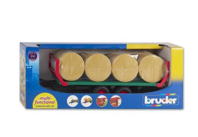 Bruder Rundballevogn med 8 Rundballer