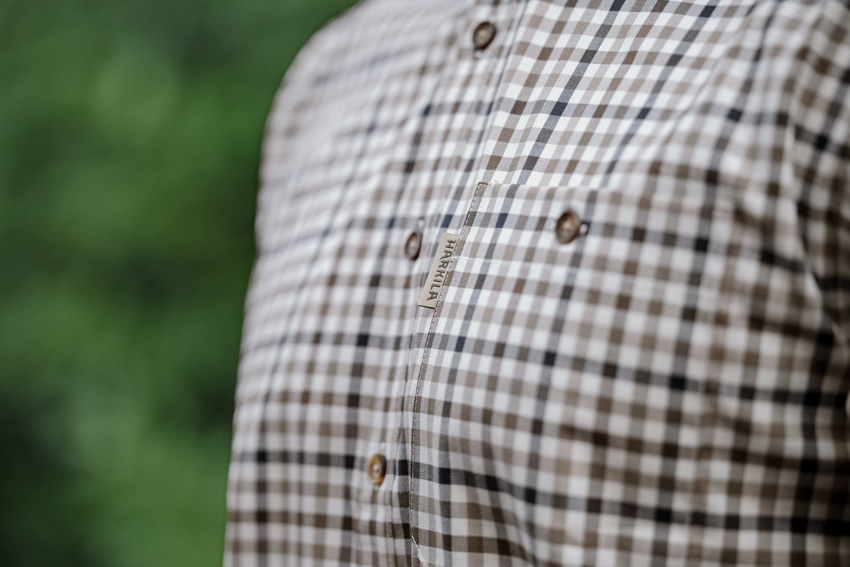 Milford Skjorte Blue/Beige check