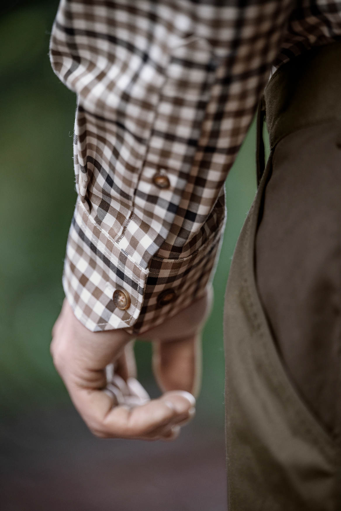 Milford Skjorte Blue/Beige check