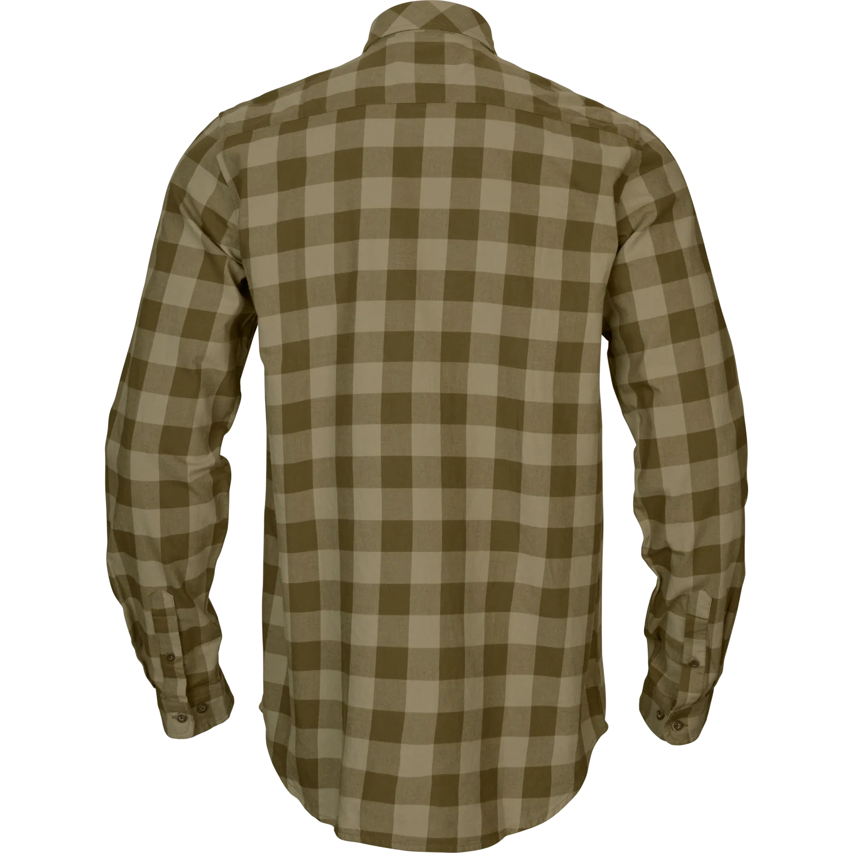 Härkila skandinavisk L/S-skjorte Dark olivecheck