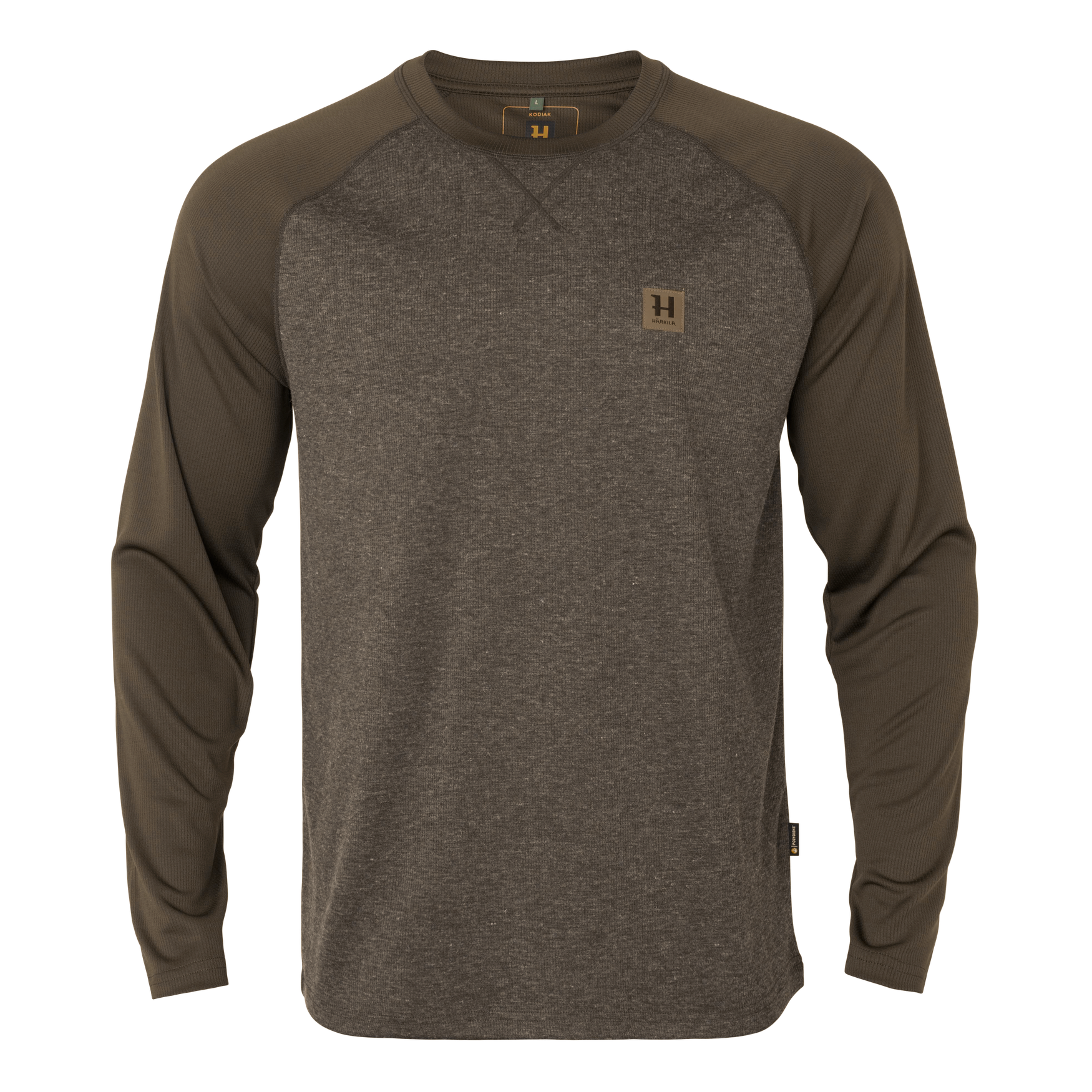 Kodiak CleverWool L/S t-shirt Dark hunting green