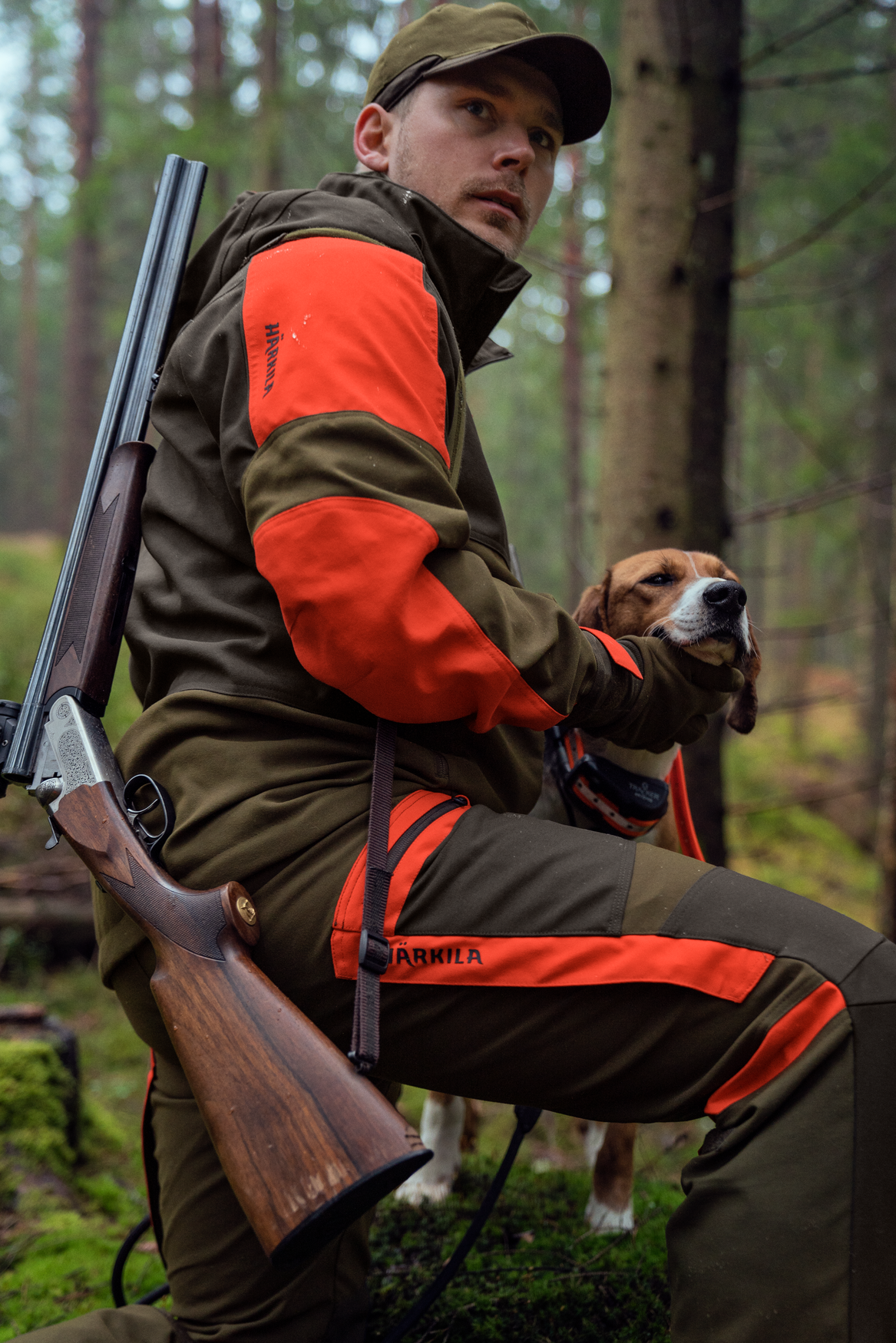 Härkila Pro Hunter Dog Keeper GTX bukser Willow green/orange
