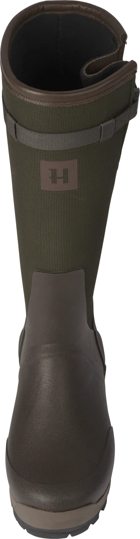 Forester Textile Gummistøvler Willow green/Deep brown