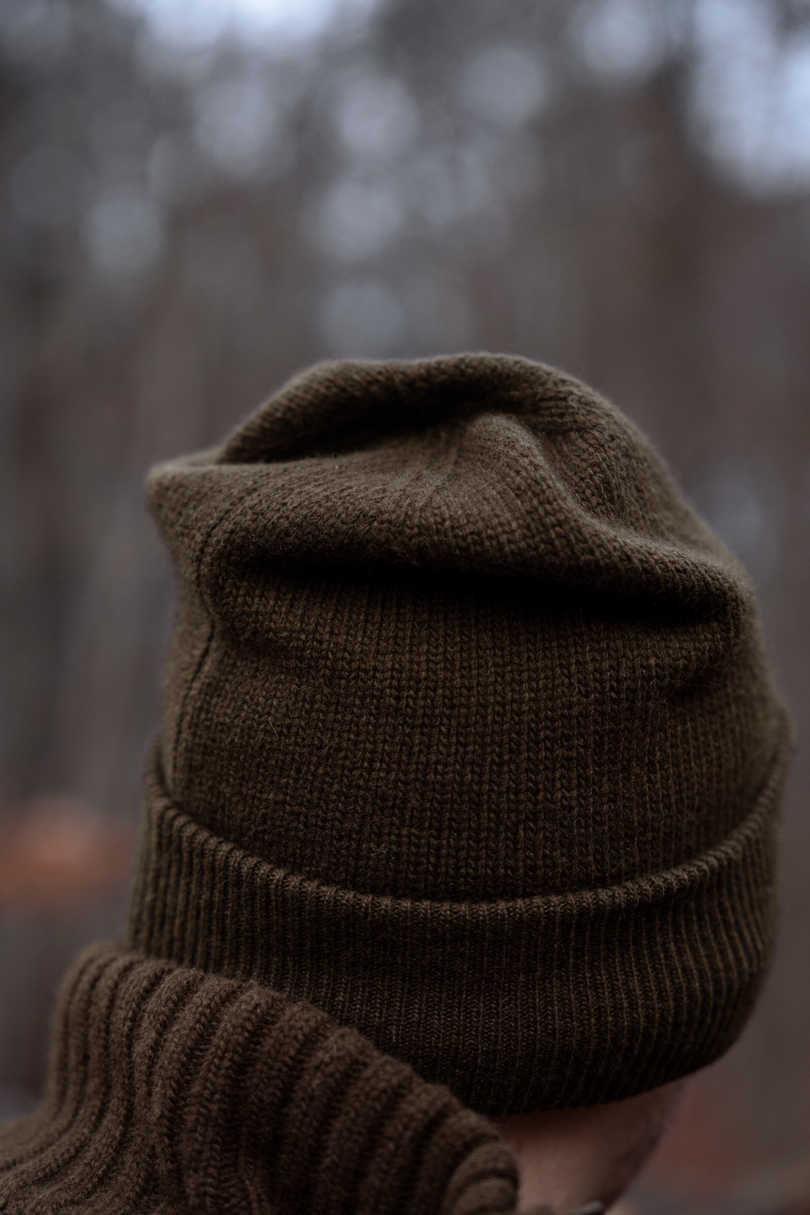 Annaboda WSP strikket hue Demitassebrown, ONE SIZE