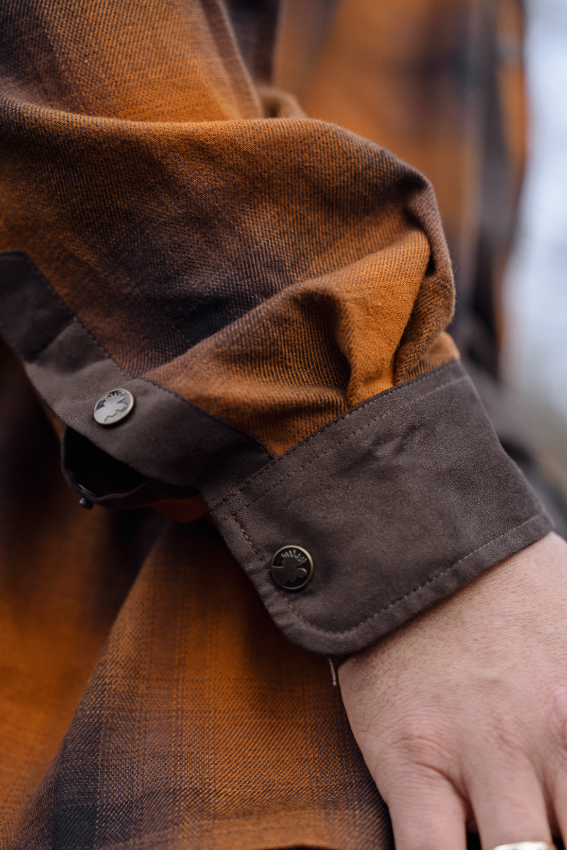 Folke L/S-skjorte Maple check