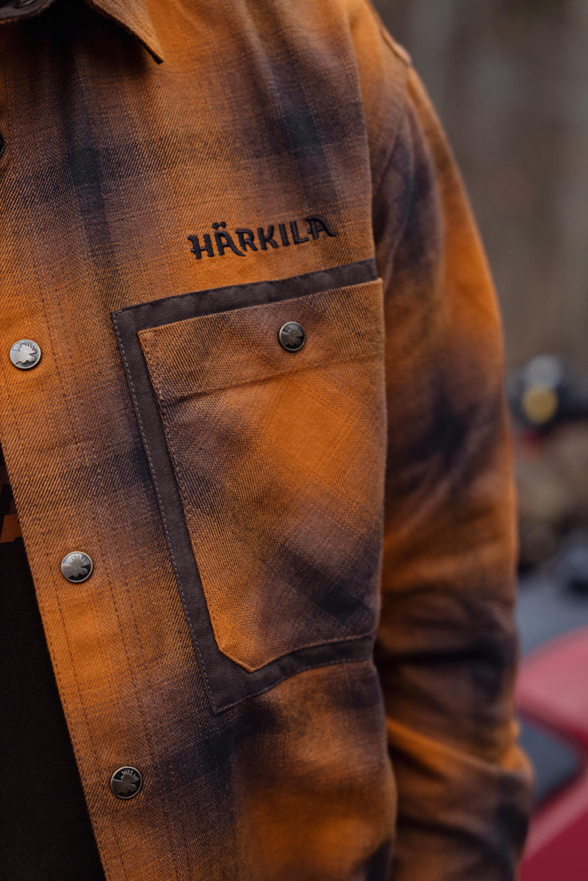 Folke L/S-skjorte Maple check