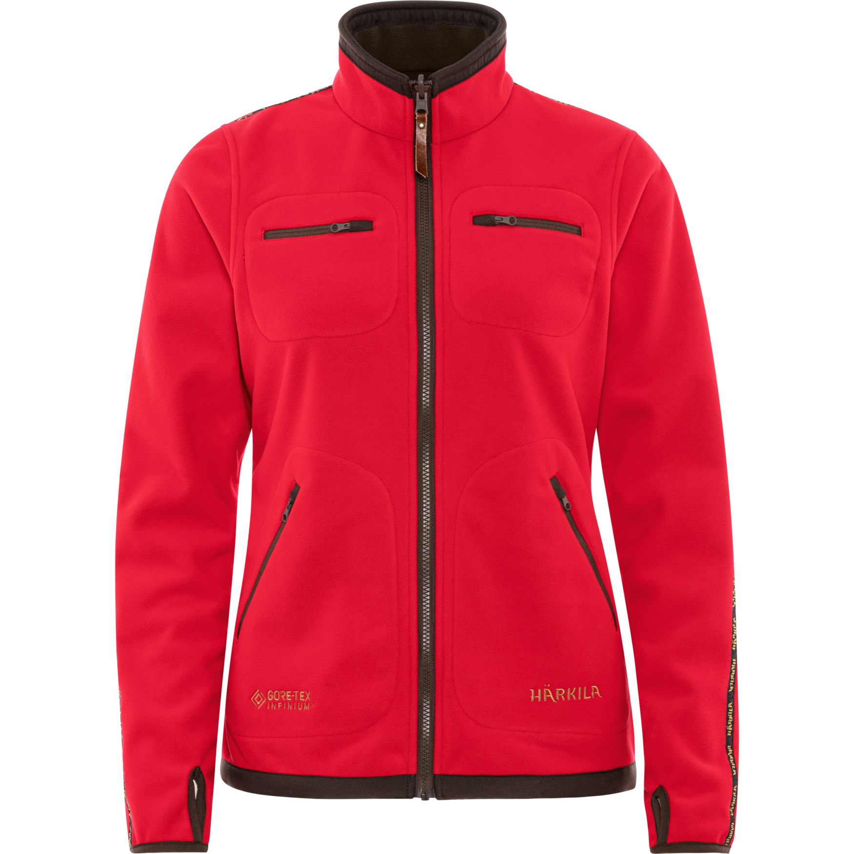 Härkila Kamko Fleece Women Brown/Red