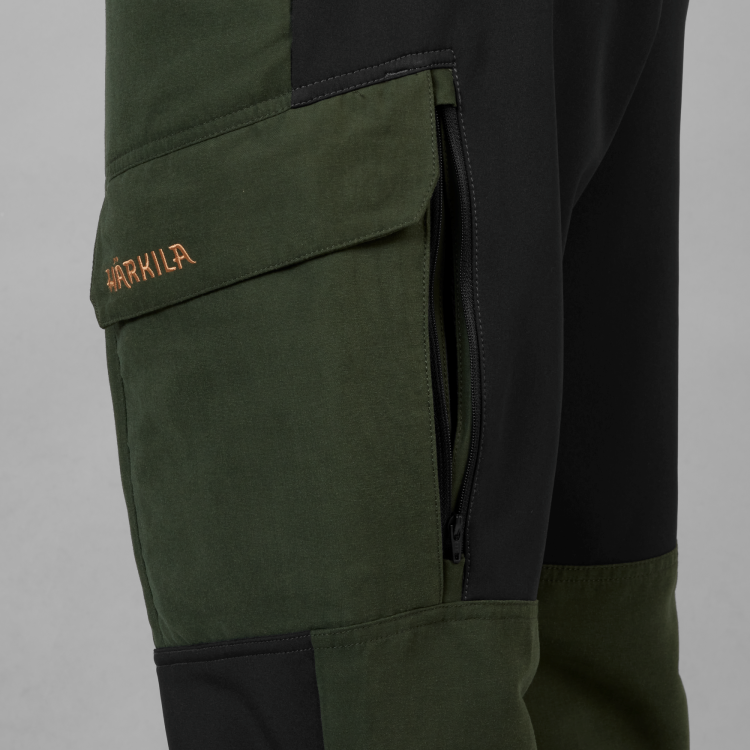 Härkila Scandinavian Trousers Duffel green/Black