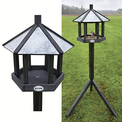 Ryom Fuglehus 6-kantet Zinktag