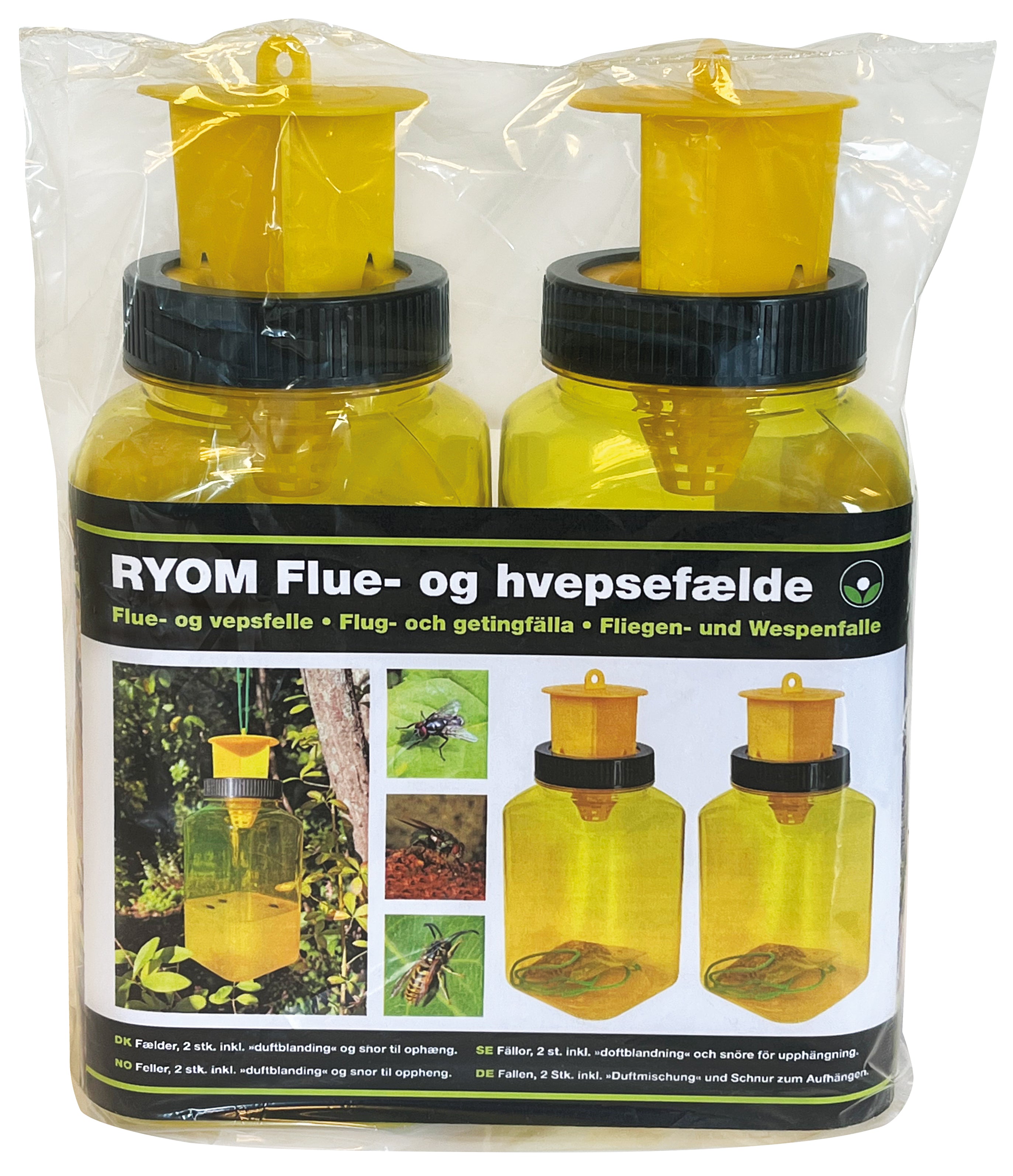 Ryom Flue og Hvepsefælde 2 X 1 ltr.