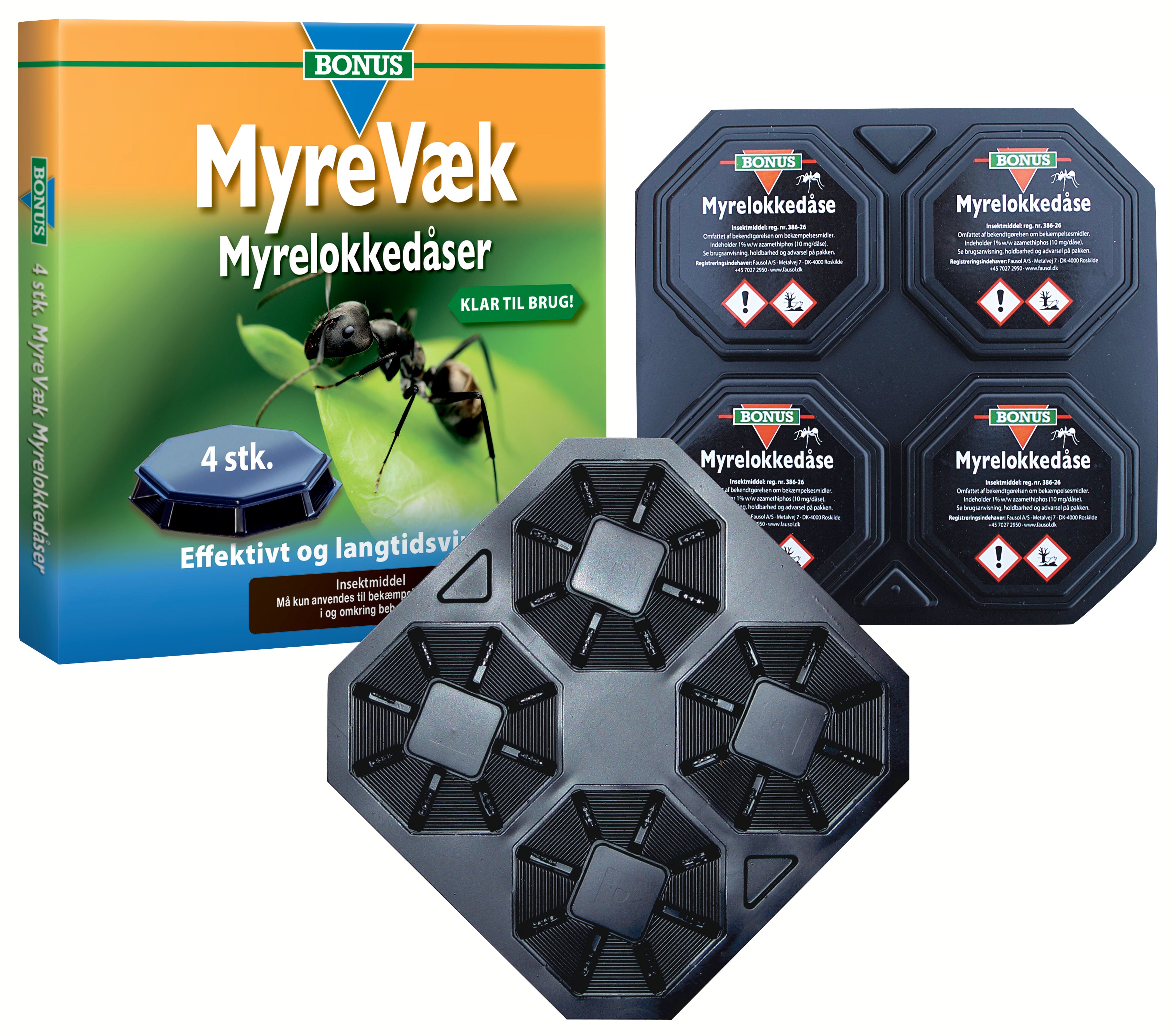 Myrelokkedåse 4 stk.