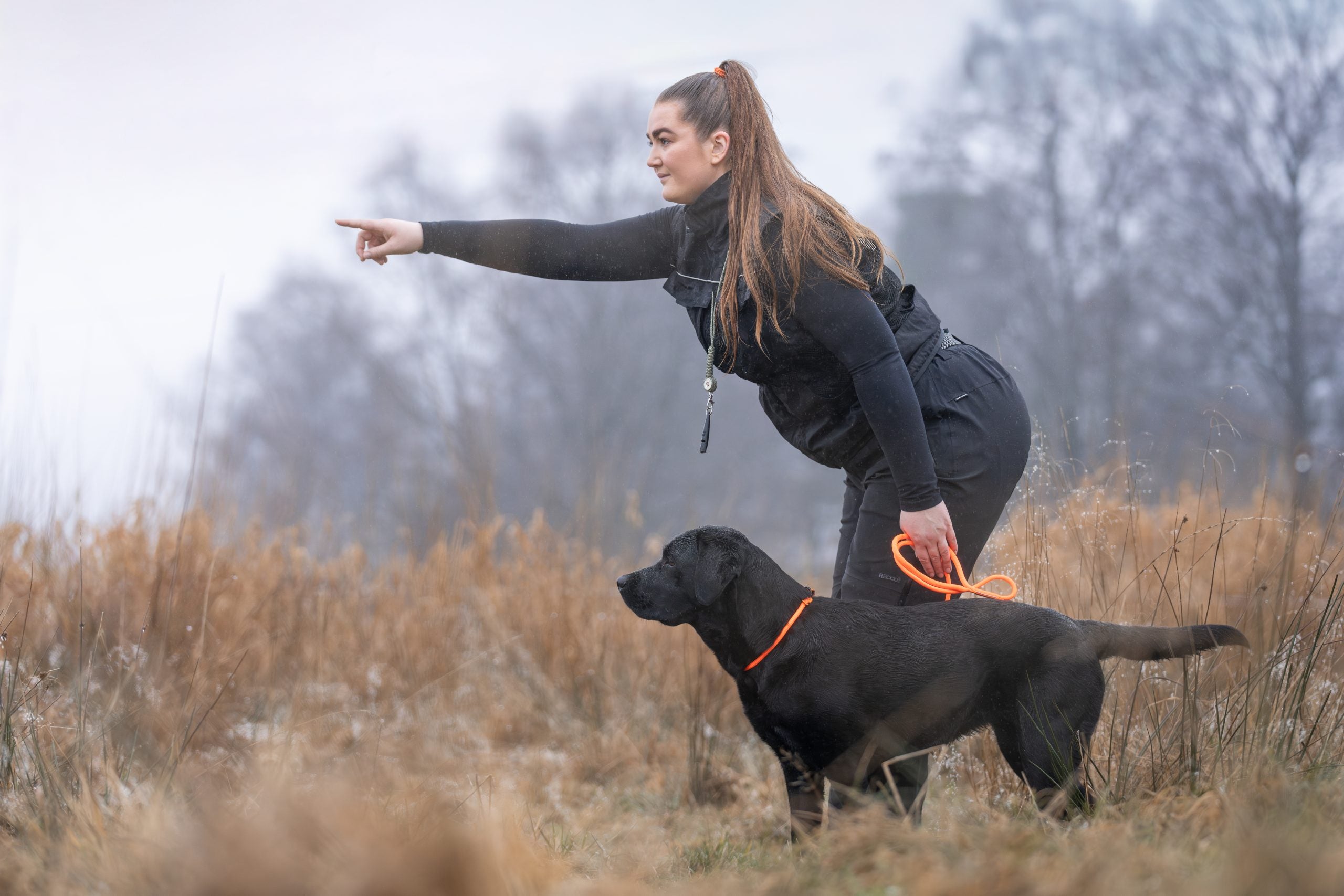 Non-Stop Retriever leash orange 1.6m/8mm