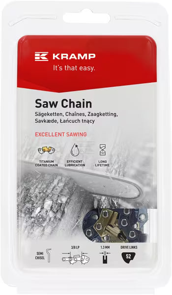 Kramp Kæde 3/8" - 1,3 mm - 52 Led