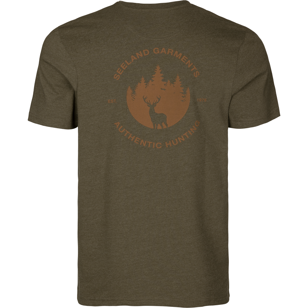 Seeland Saker T-shirt Pine green melange