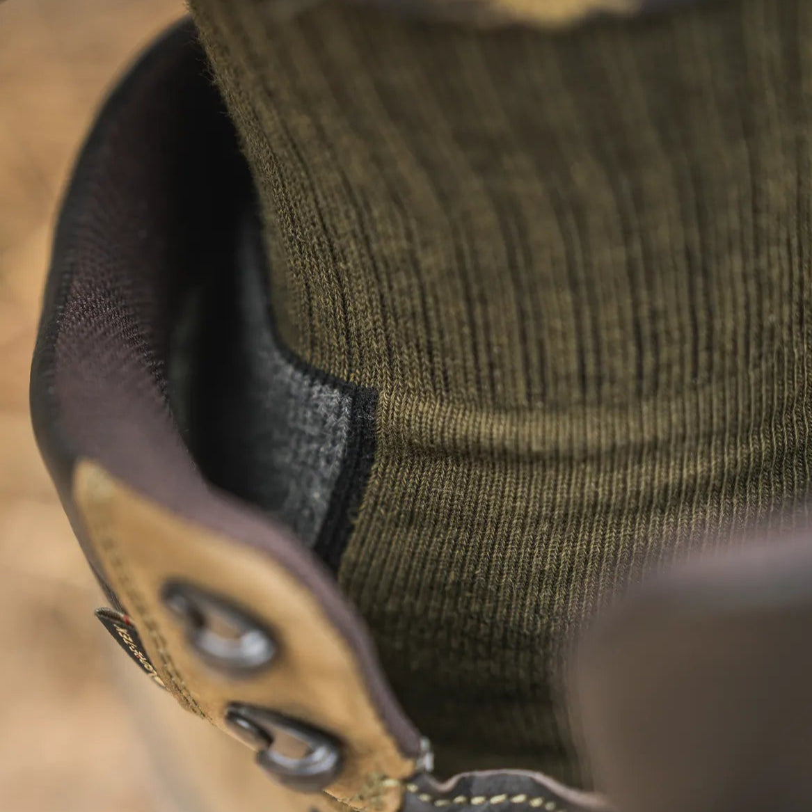 Field strømpe 3 pack pine green/dark grey