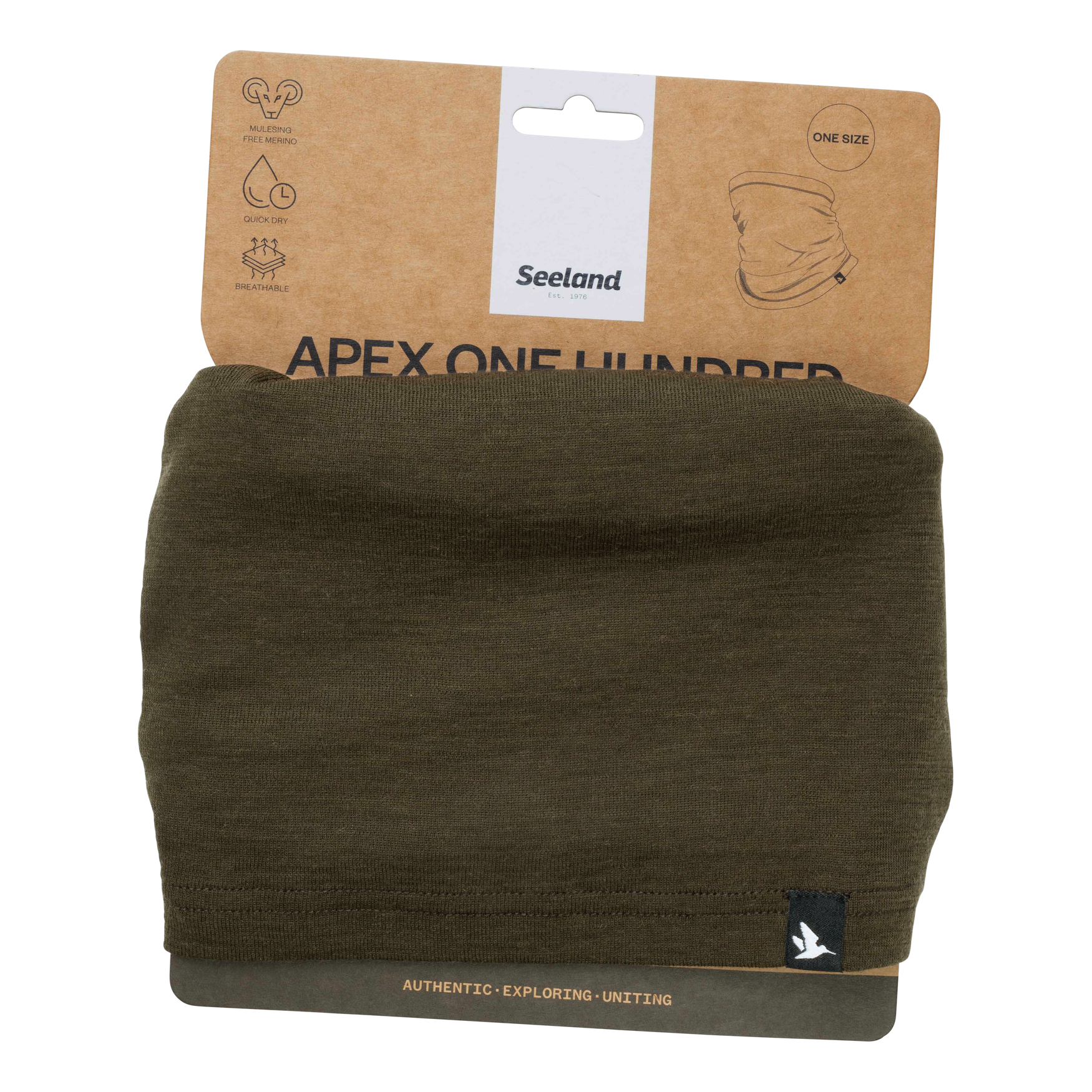 Apex 100 halsedisse Pine green, ONESIZE