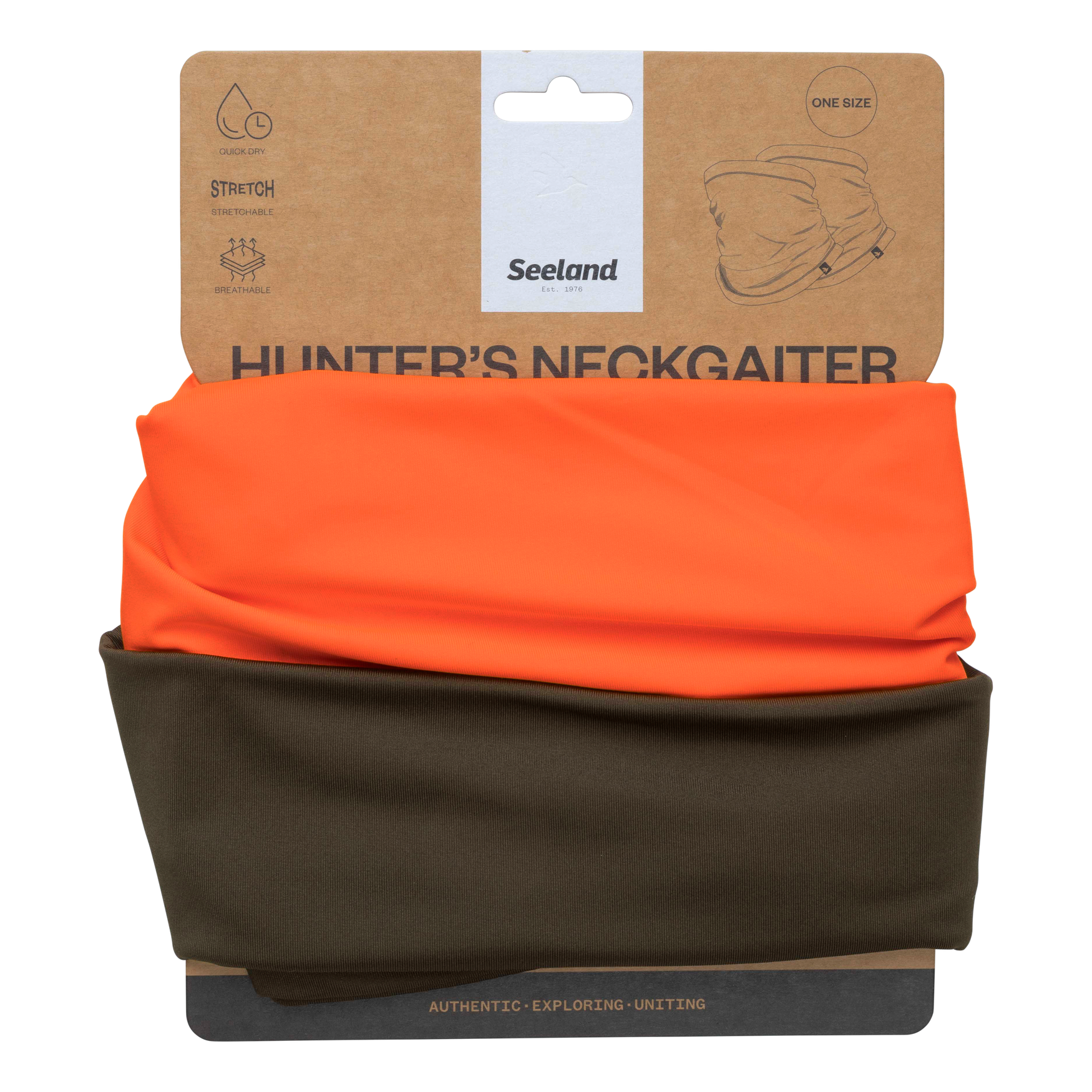 Spur Neckgaiter 2Pak Pine Green/OrangeBlaze, ONE SIZE