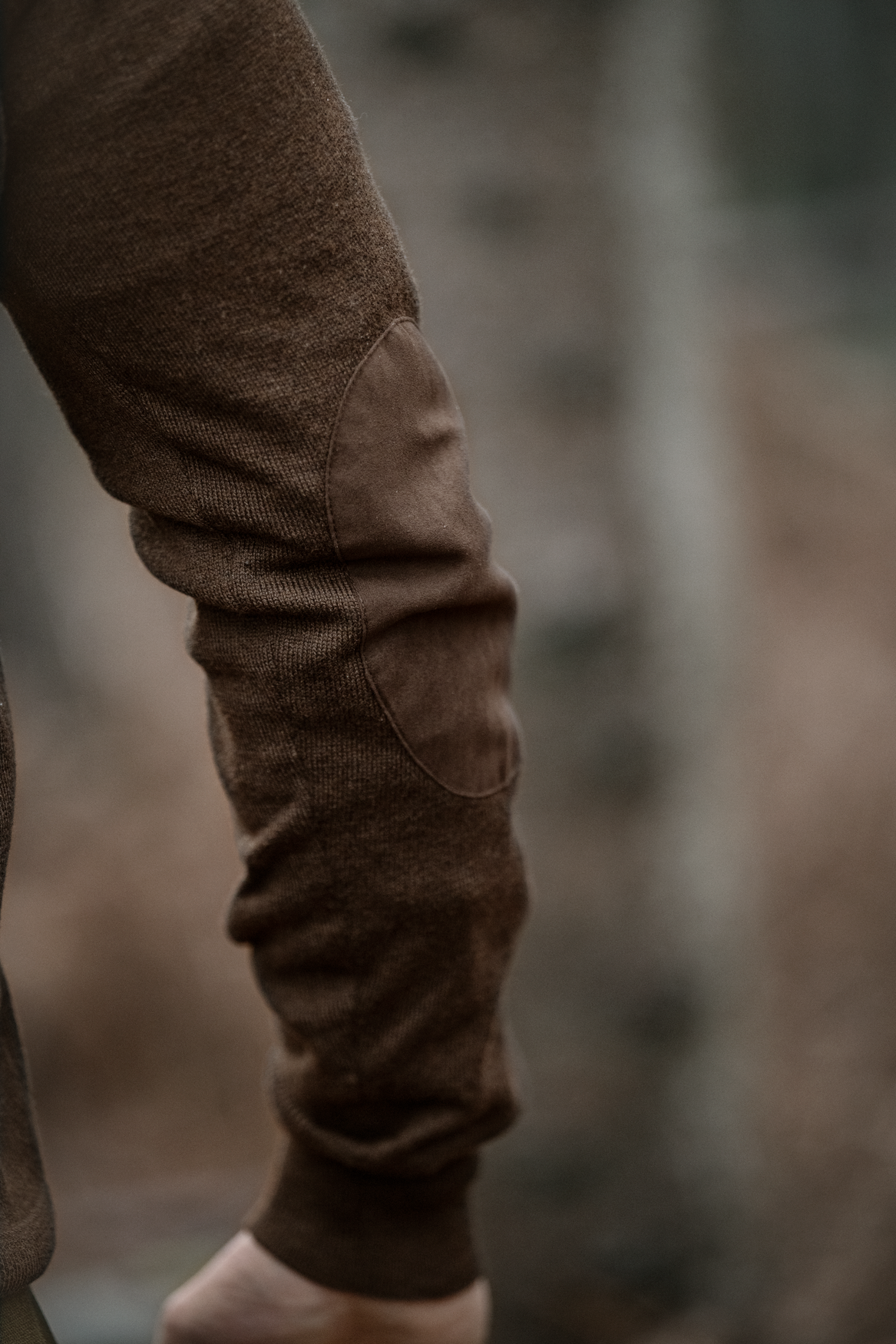 Pinetræ Halv Lynlås Sweater DarkBrown