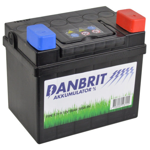 Batteri til havetraktor 12V - 28 Ah.
