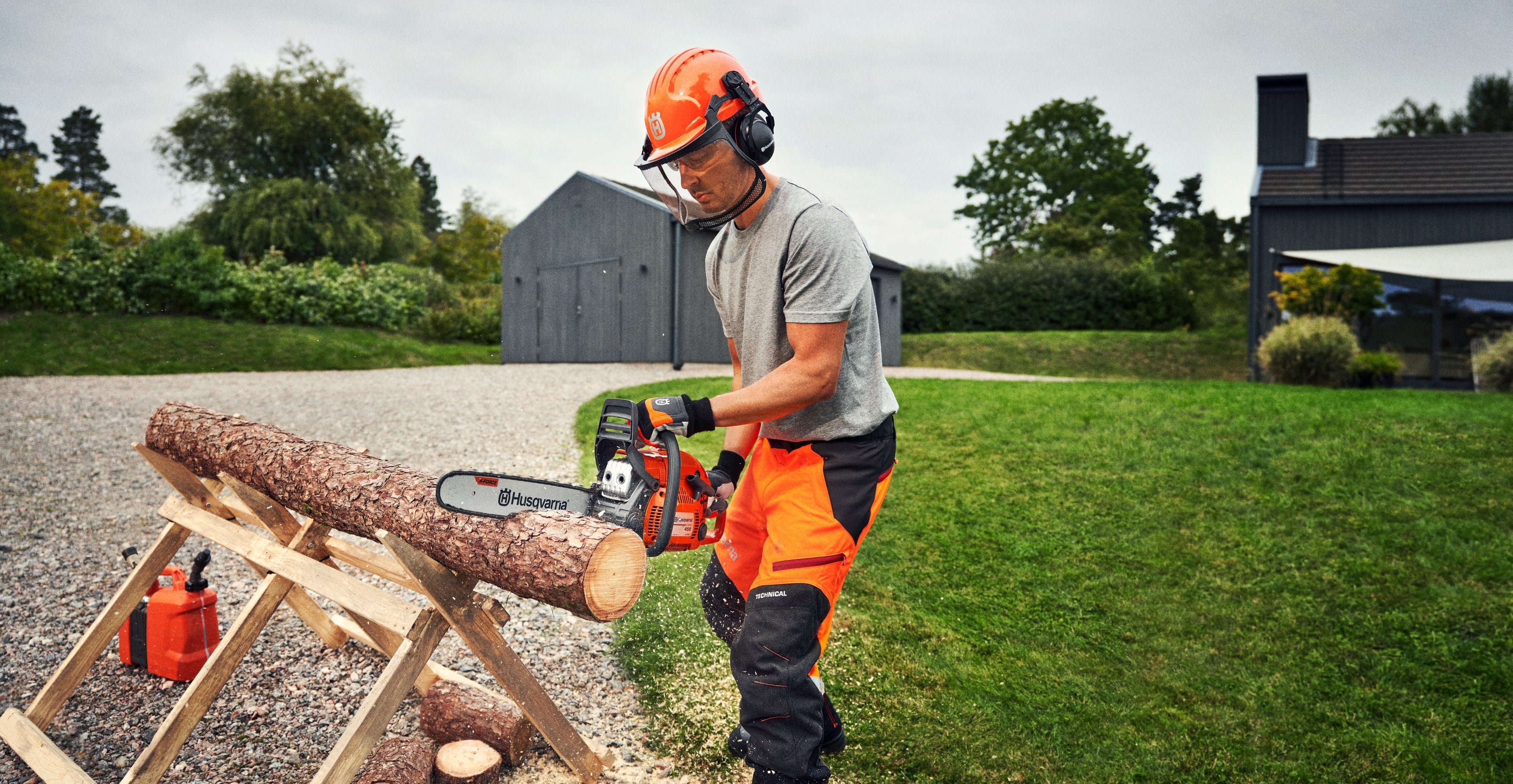 Husqvarna 445 Mark II 15" Motorsav