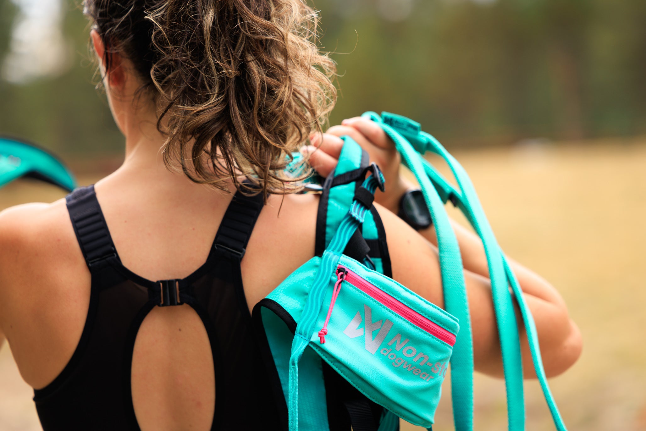 CaniX belt 2.0 Aqua/pink