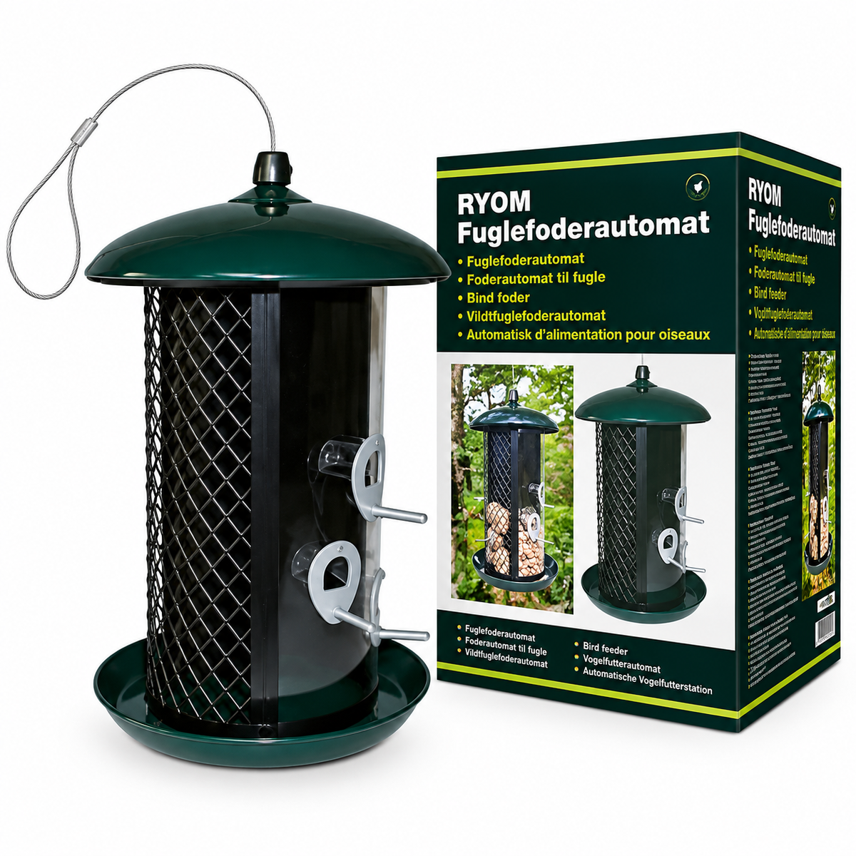 Ryom Foderautomat 4,5 kg.