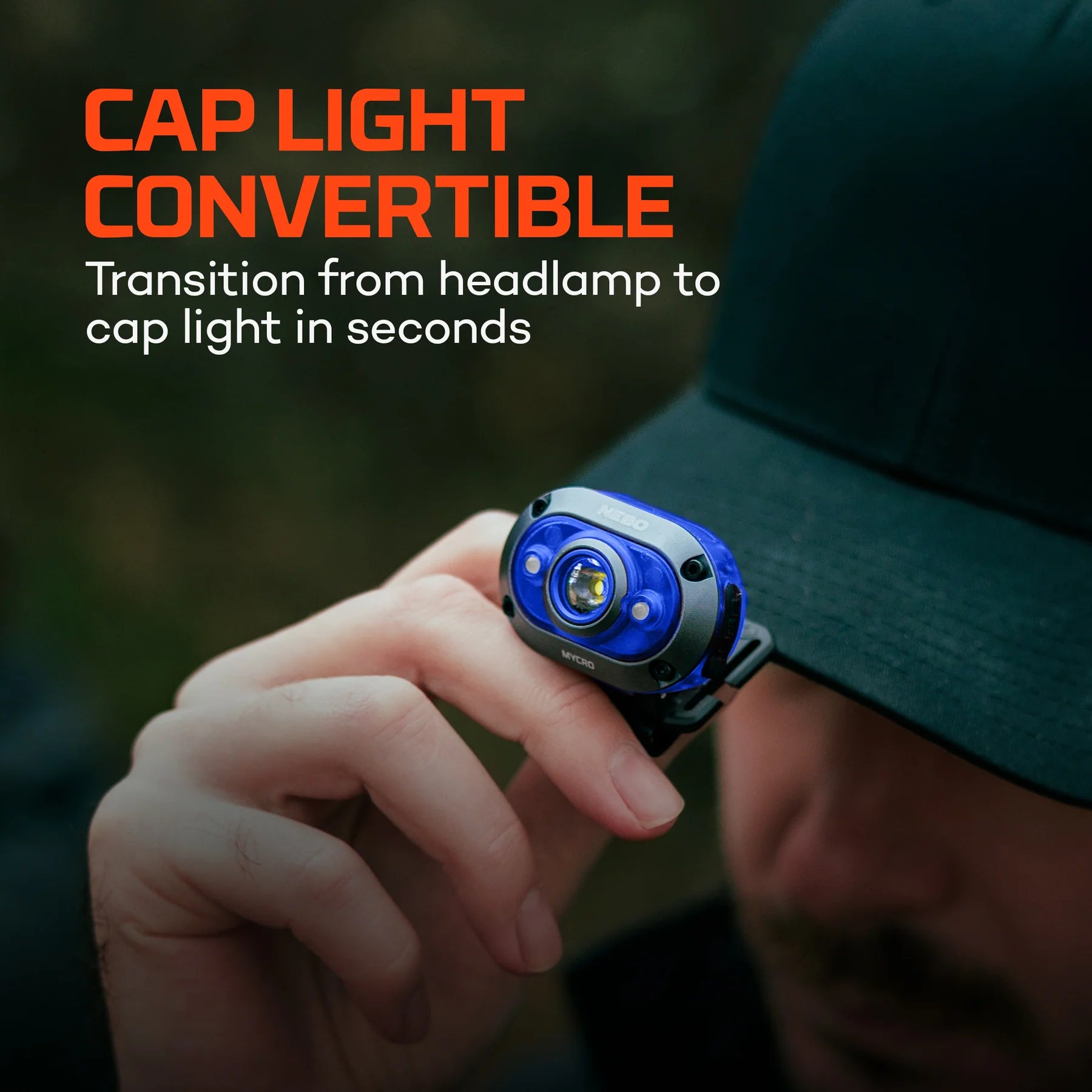 MYCRO 450 HEADLAMP - BLUE