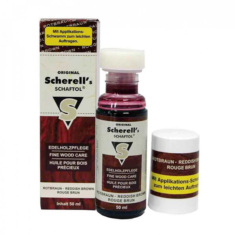 Scherall rødbrun skæfteolie 50ml