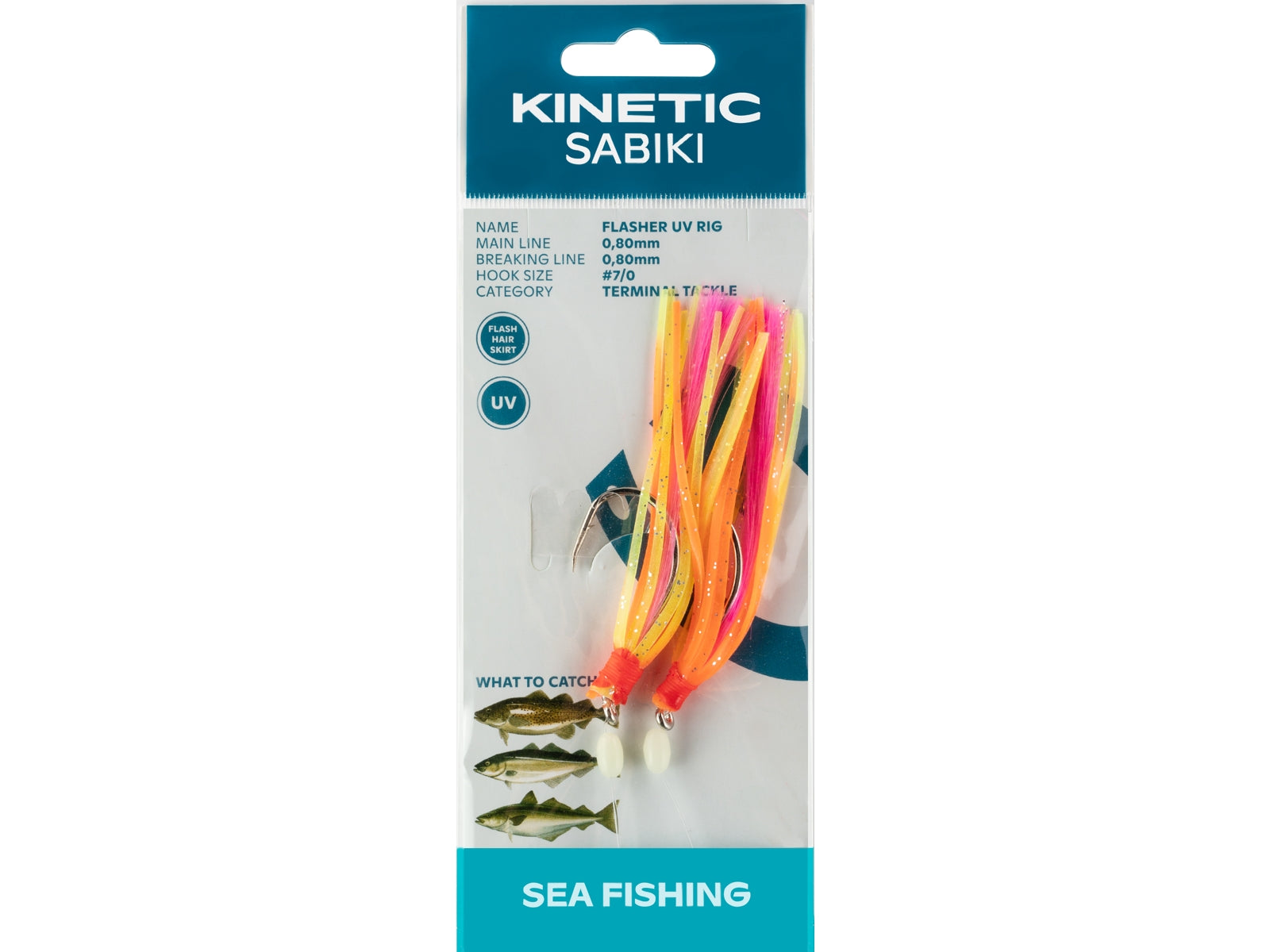 Kinetic Sabiki Flasher UV Rig
