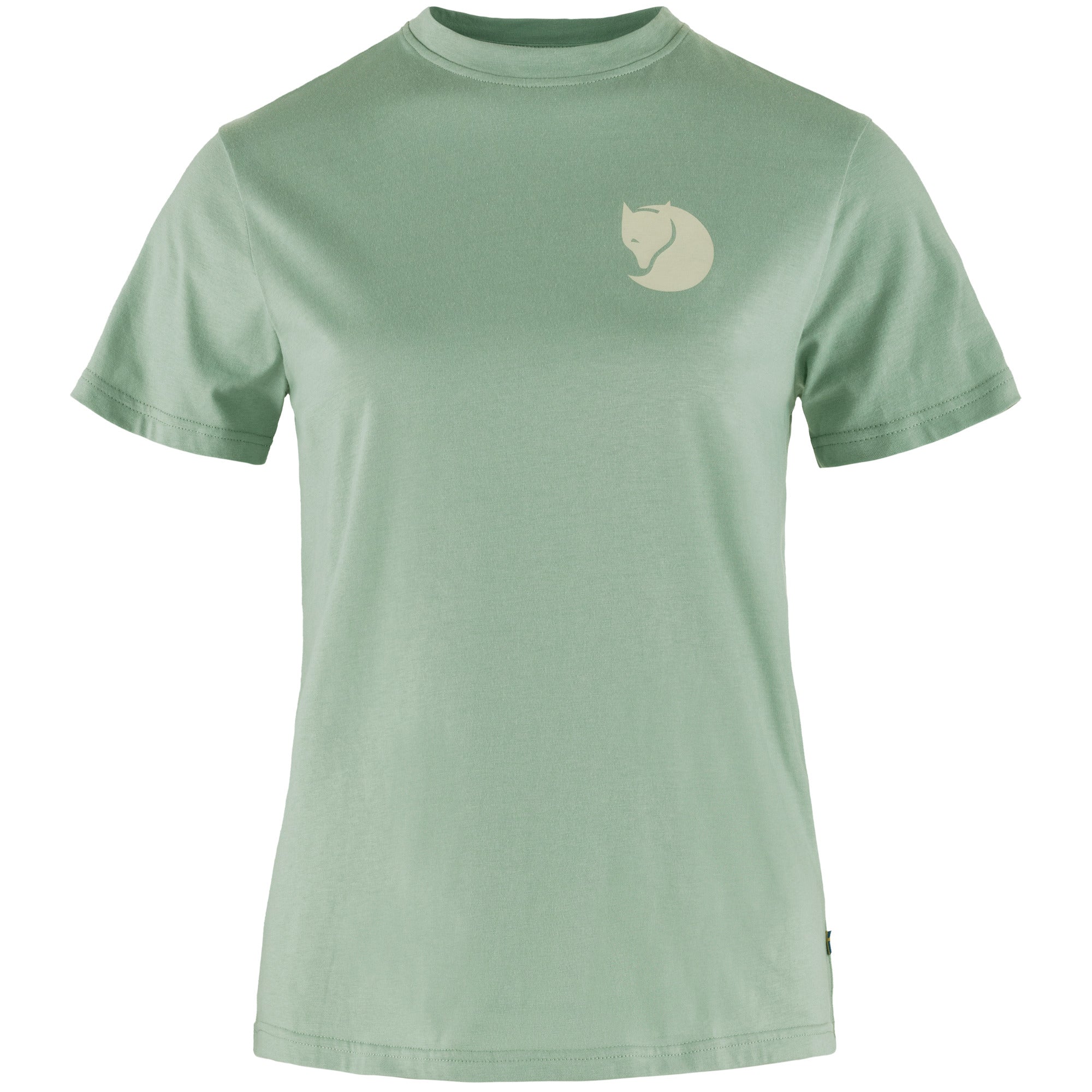 Fox Boxy Logo Tee W - Misty Green