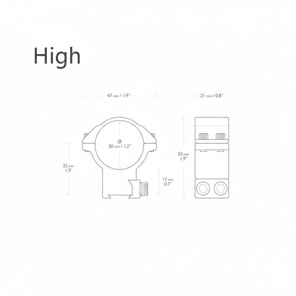 Match Mount Ringe 30 mm