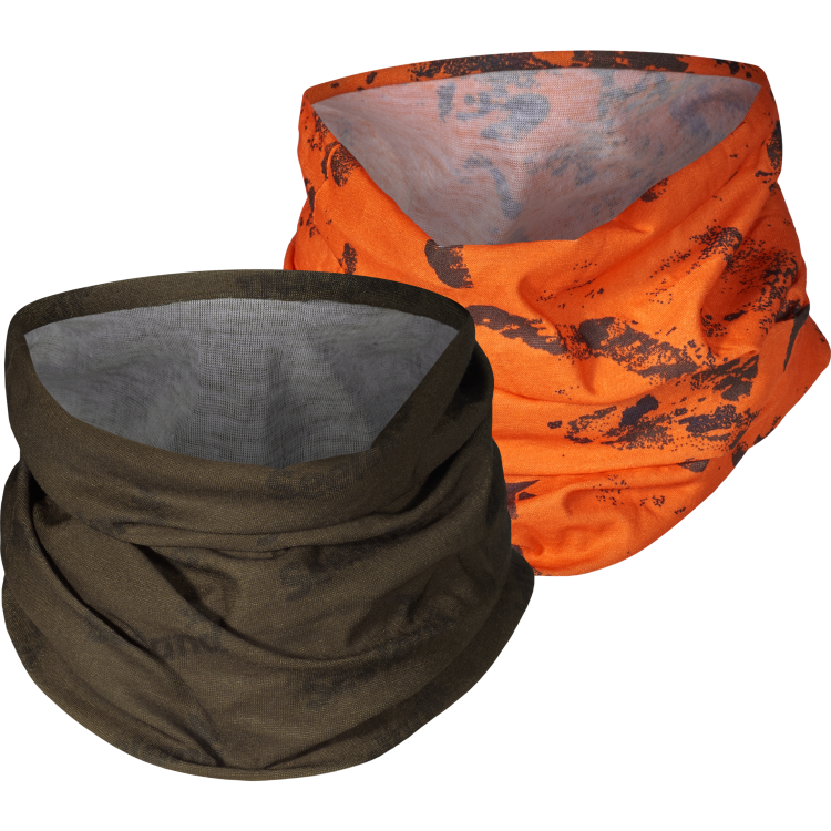 Halsdisse 2-pack pine green / orange one Size
