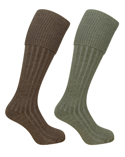 1902 Plain Turnover Top Stockings