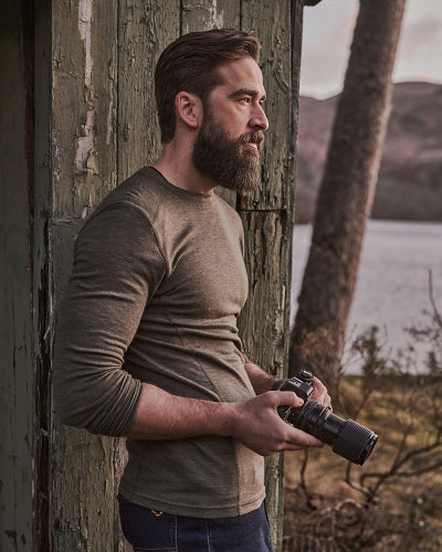 100% Merino Wool Base Layer Long Sleeve
