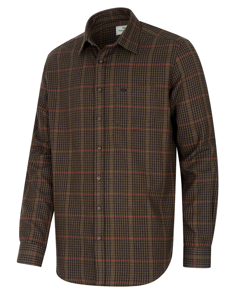 Harris Cotton/Wool Twill Check Shirt