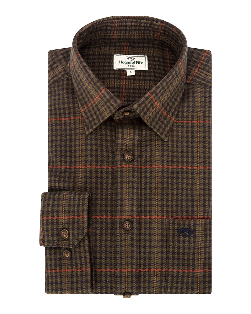 Harris Cotton/Wool Twill Check Shirt