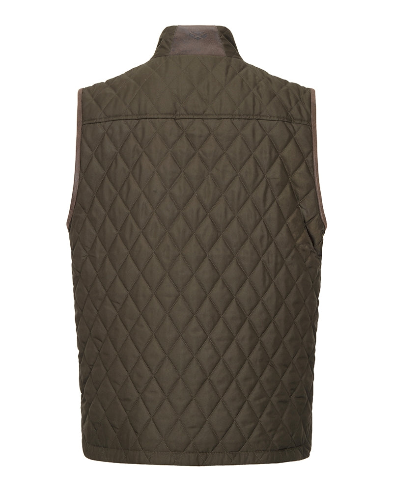 Lindores Gents Quilted Gilet Forest
