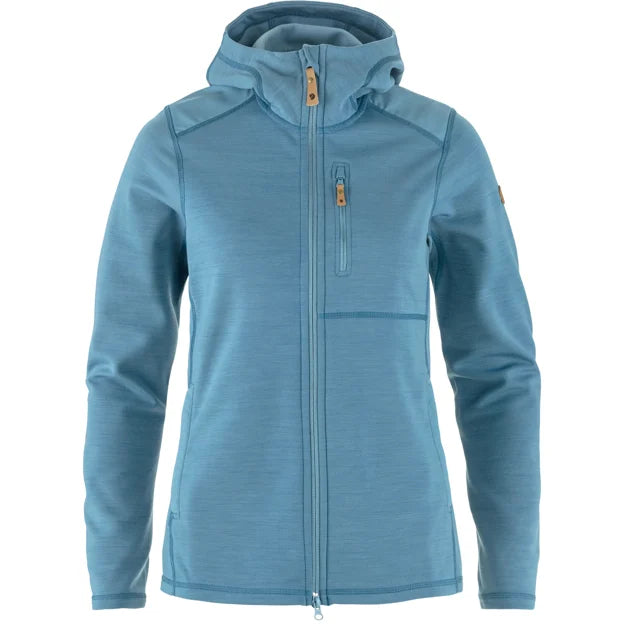 Keb Fleece Hoodie W - Dawn Blue