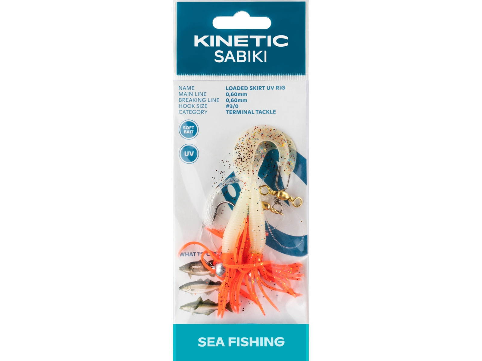Kinetic Sabiki Loaded Skirt Rig