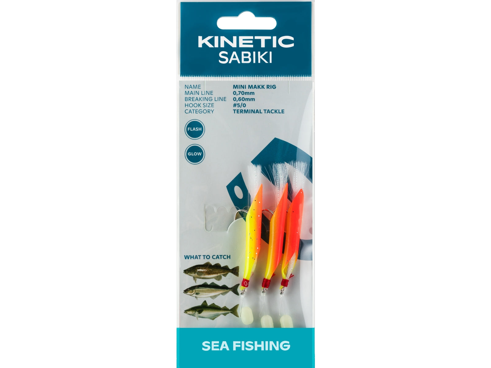 Kinetic Sabiki Mini Makk Rig