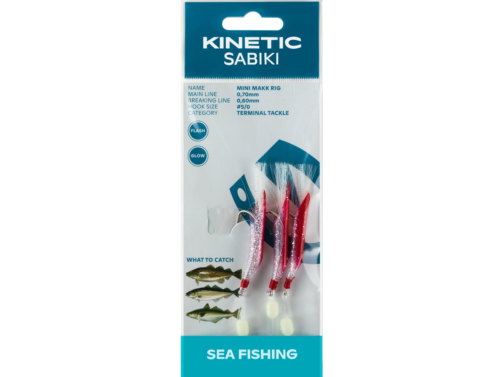 Kinetic Sabiki Mini Makk Rig