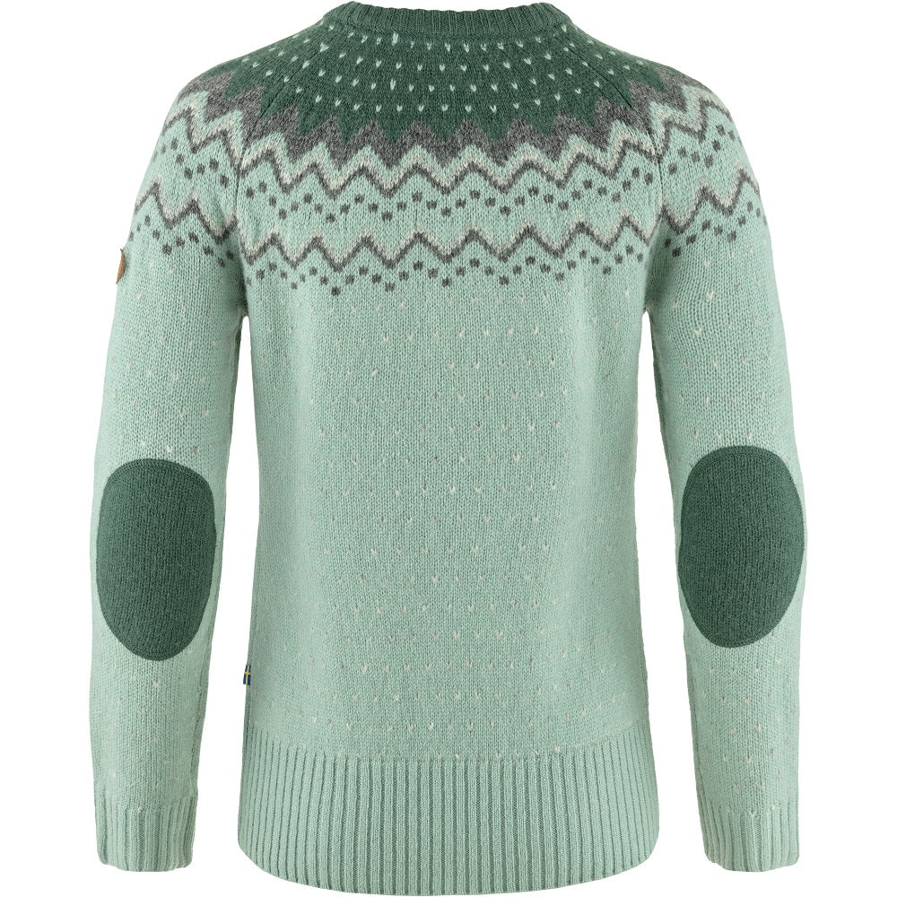 Fjällräven Övik knit sweater misty green - dep patina