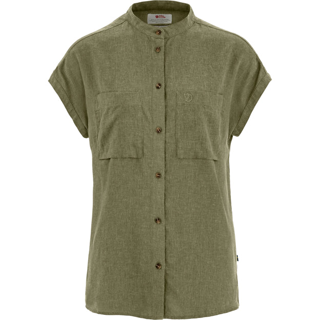 Övik Hemp Shirt SS W - Green
