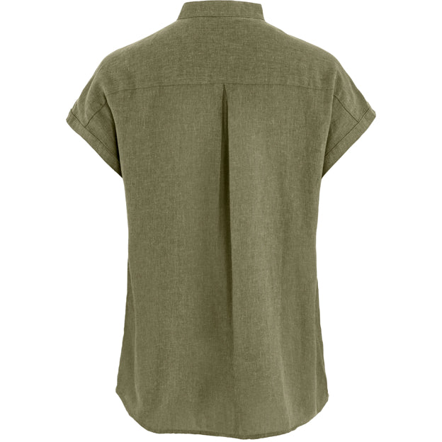 Övik Hemp Shirt SS W - Green