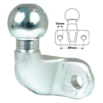 Trailerkugle Ø 50 mm til påbol