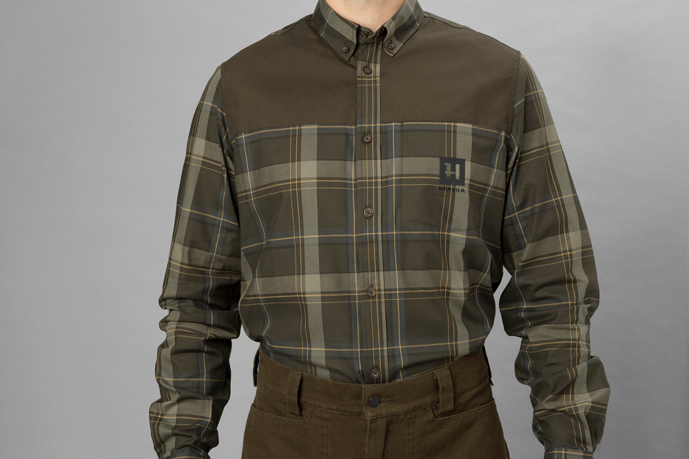 Härkila Anker L/S shirt Willow green