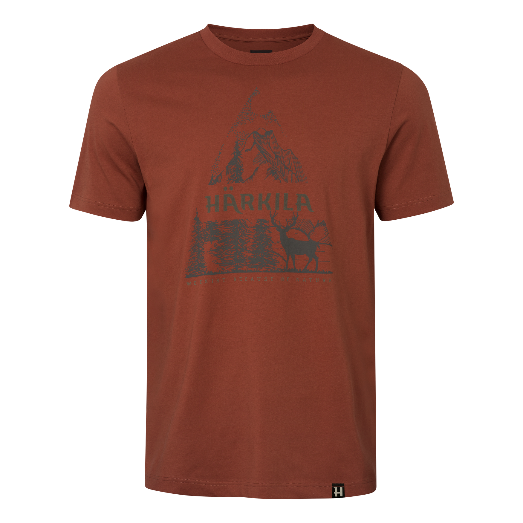 Härkila Nature S/S t-shirt Autumnorange