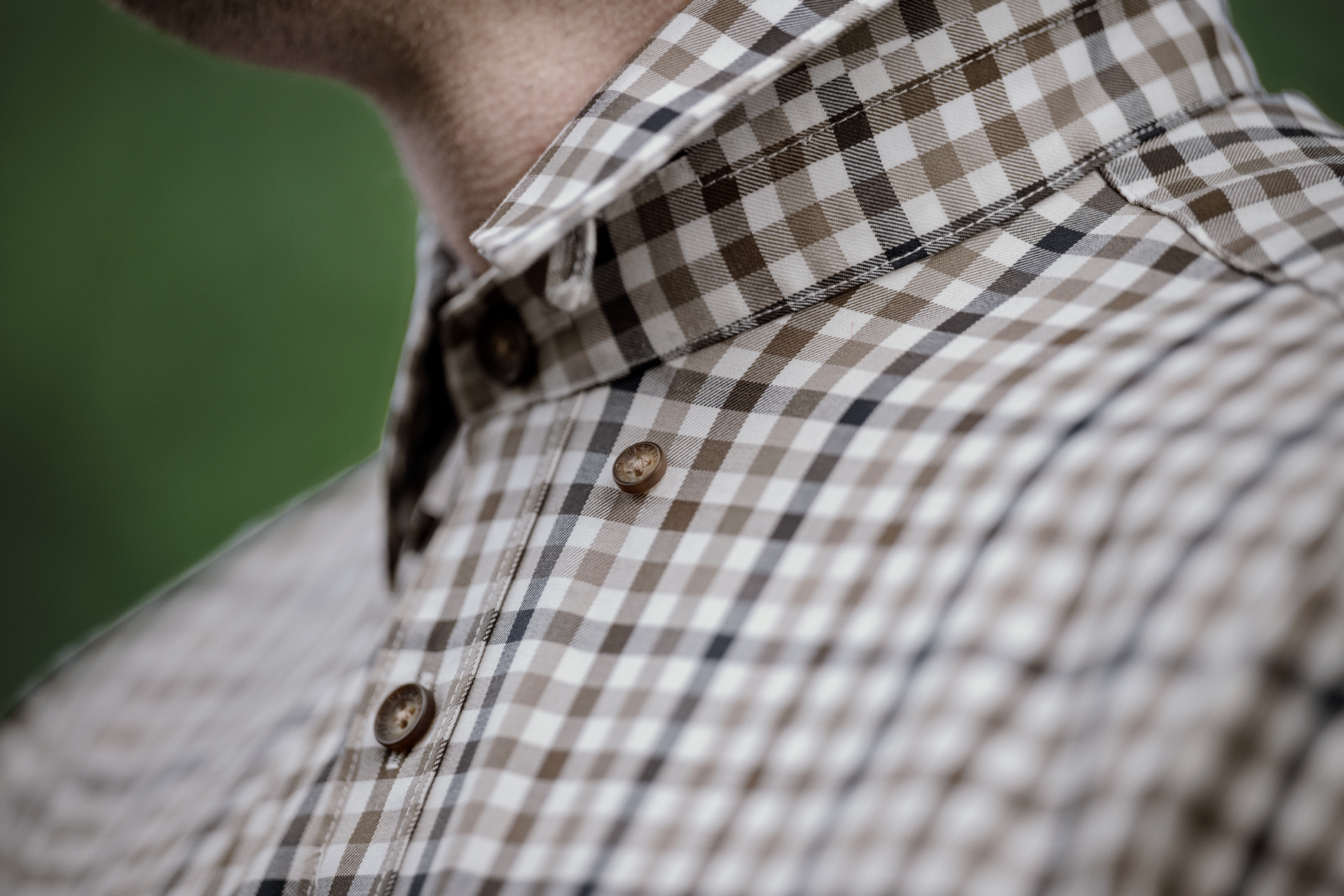 Milford Skjorte Blue/Beige check
