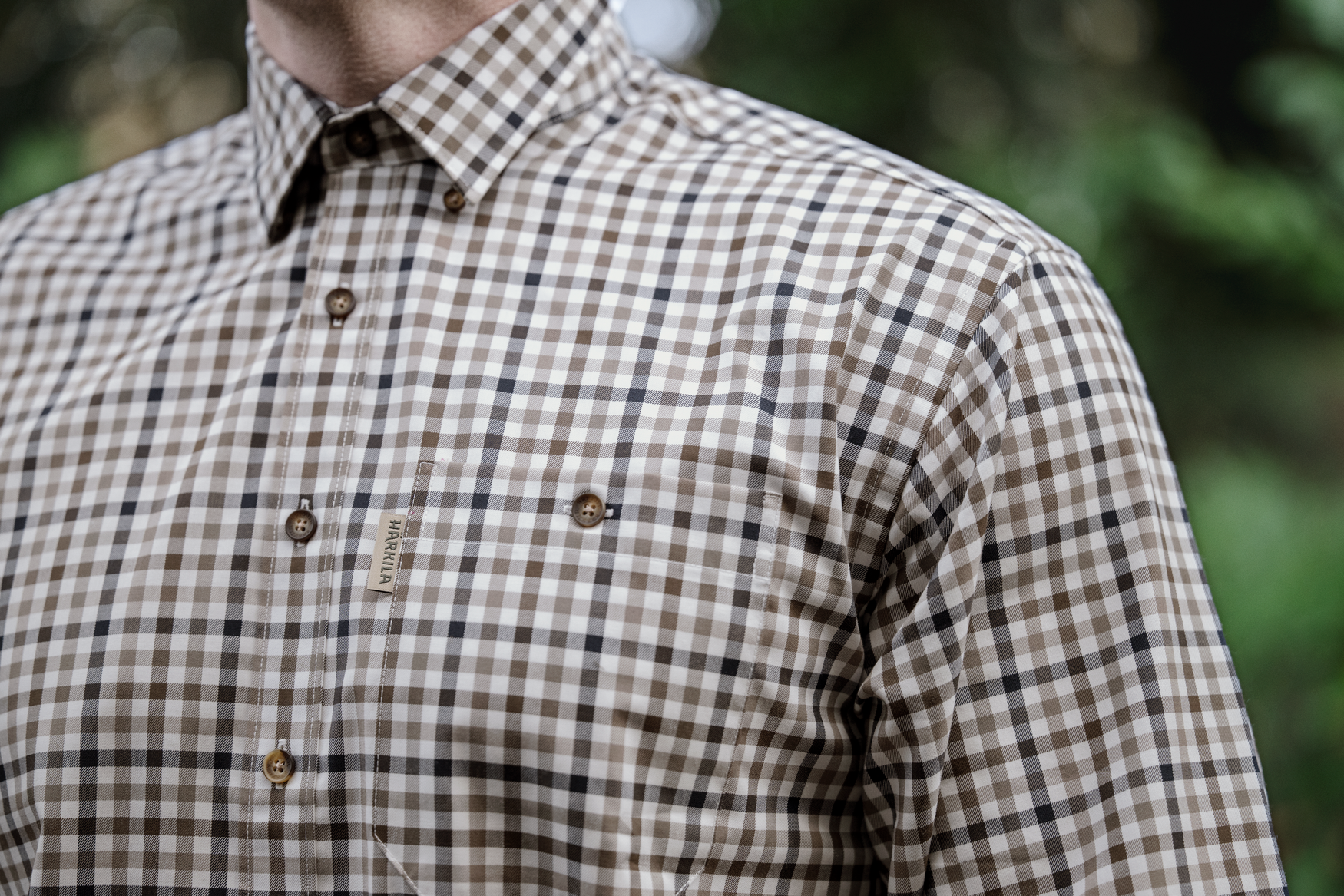 Milford Skjorte Blue/Beige check