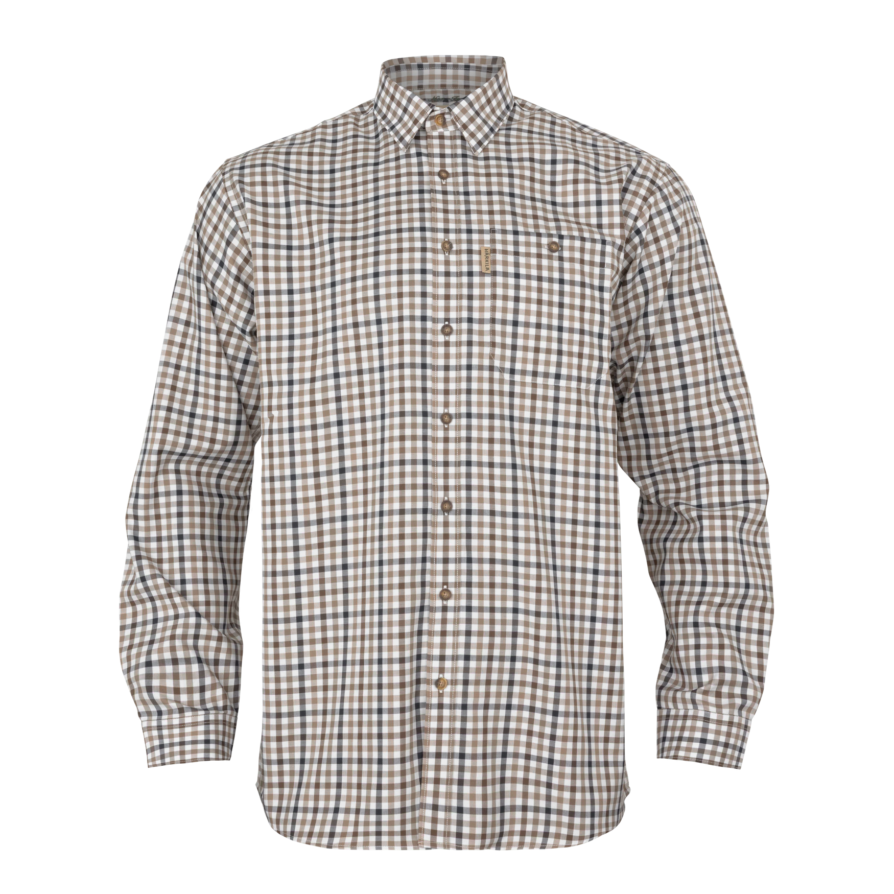 Milford Skjorte Blue/Beige check